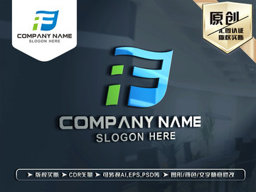 F字母LOGO设计