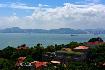 厦门鼓浪屿海滨风光