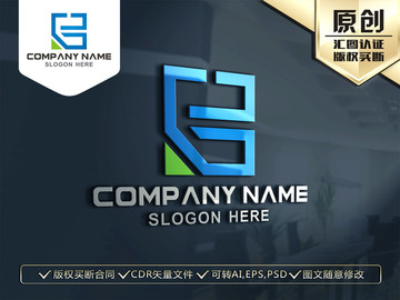 B字母大氣LOGO設(shè)計(jì)