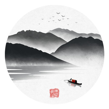 新中式山水畫(huà)