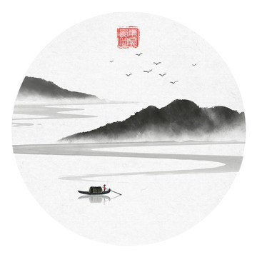 新中式山水畫(huà)