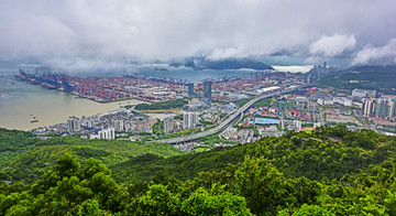 深圳盐田区全景