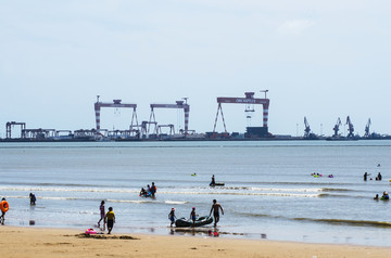 海阳万米海滩浴场