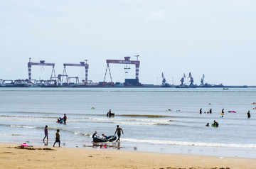 海阳万米海滩浴场