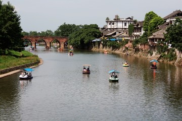 平乐古镇水景