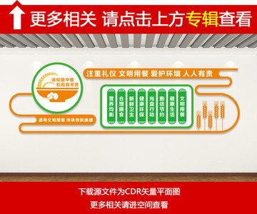 食堂文化墻