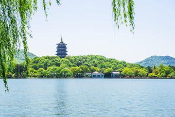 杭州西湖雷峰塔