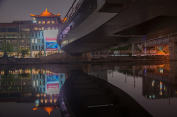 通惠河夜景