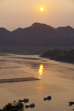 海岛晚霞