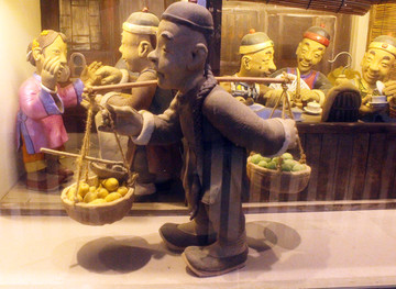 古代小贩卖水果