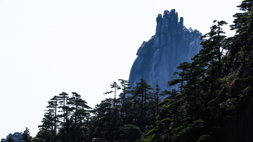 水墨黄山风光