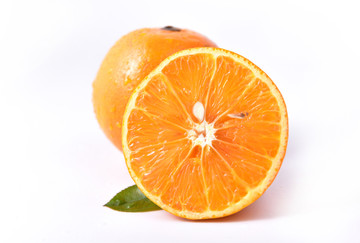 切开的橙子血橙