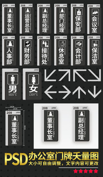 企業(yè)門牌辦公室門牌夭量圖