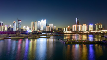 青岛城市夜景