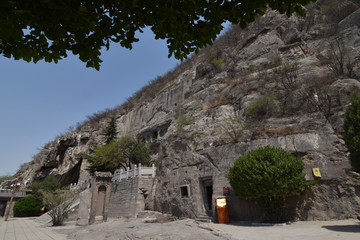 北响堂山石窟区