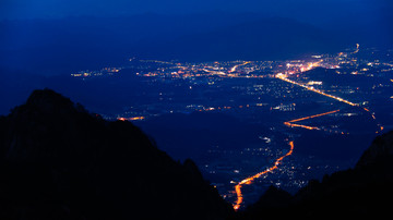 黄山夜景