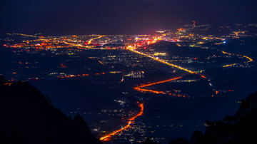 黄山夜景