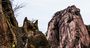 黄山山石风光