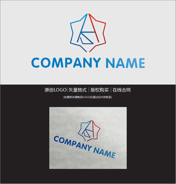 AS字母logo設(shè)計(jì)