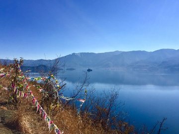 泸沽湖山水风光