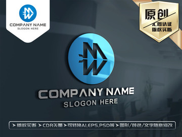 M字母LOGO设计