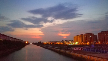 浦南运河夜景