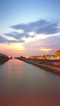 浦南运河夜景