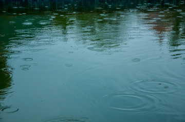 雨点水纹