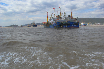 象山石浦渔港渔船