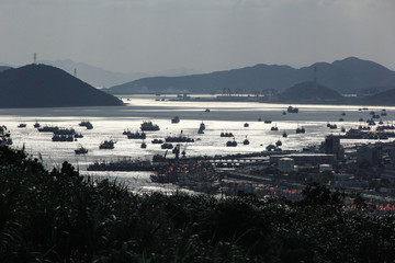 象山石浦渔港开渔节场景