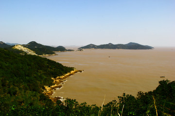 象山石浦渔港东海出海口