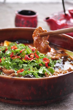 水煮黃牛肉