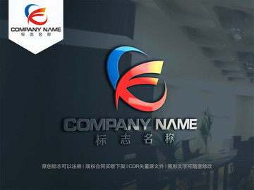 F字母logo设计