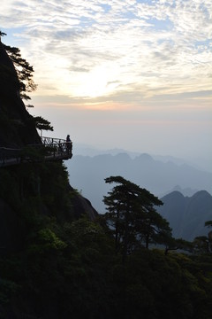 三清山晨