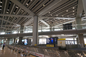 北京T3航站楼到港行李提取转盘