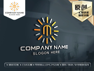 M字母LOGO设计