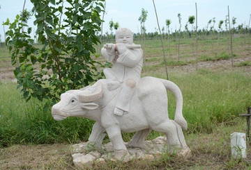 牧童雕塑