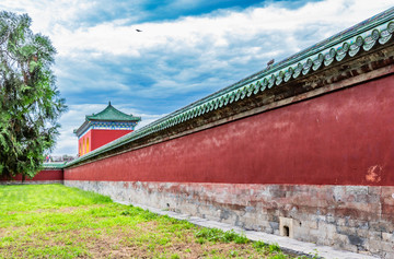 北京天坛公园建筑风景