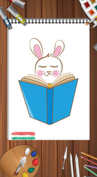 小兔看书抖音