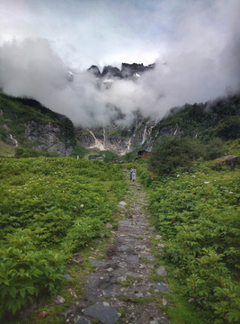 雨崩神瀑徒步