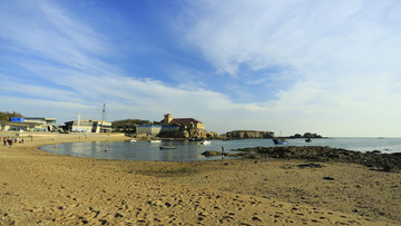 大连海边老虎牙石槽村景区