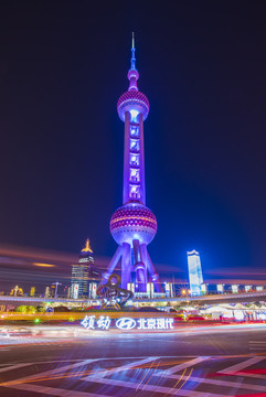 上海东方明珠夜景