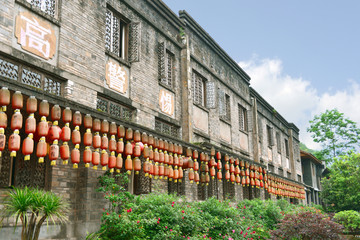 柳江古镇老街民国风格小楼