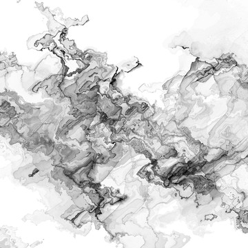 抽象水墨線條畫芯裝飾畫