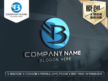 B字母LOGO设计