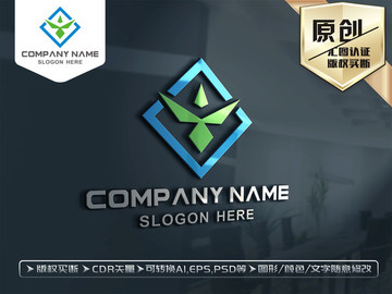 Y字母创意LOGO设计