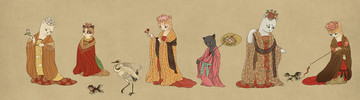 簪花仕女圖