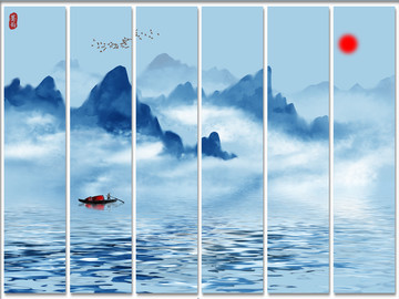 水墨山水畫(huà)