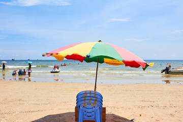 海滩阳光伞