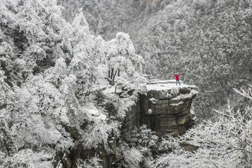 锦绣谷雪景